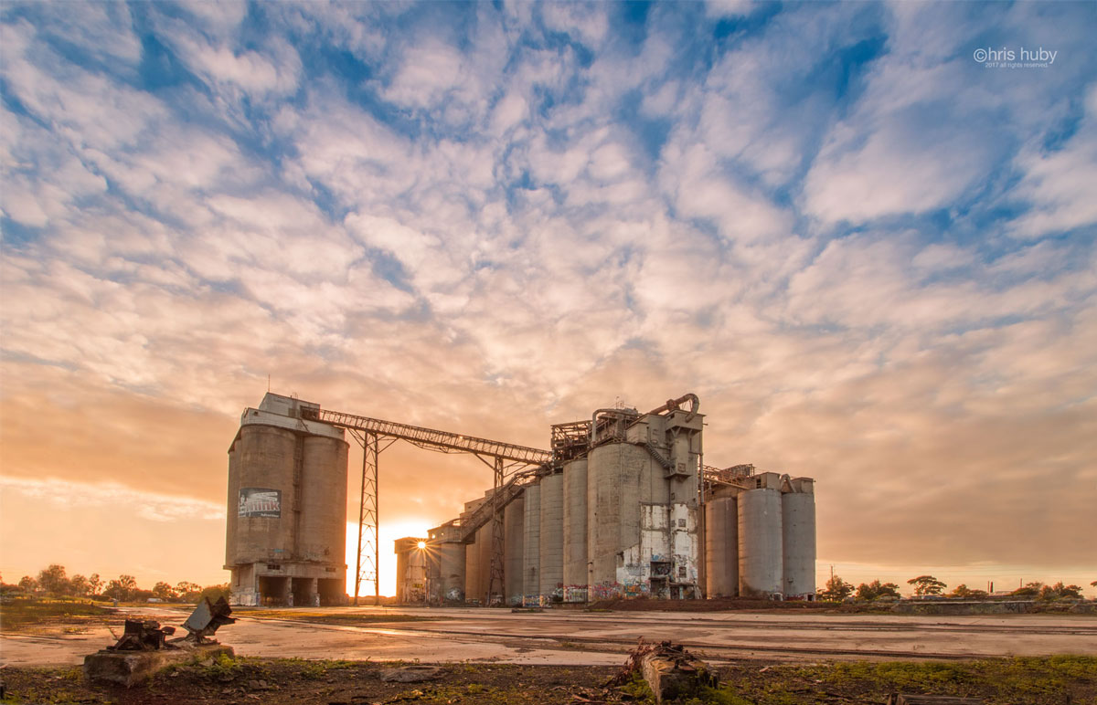 cement works, architectural photography, Geelong, Victoria, Australia