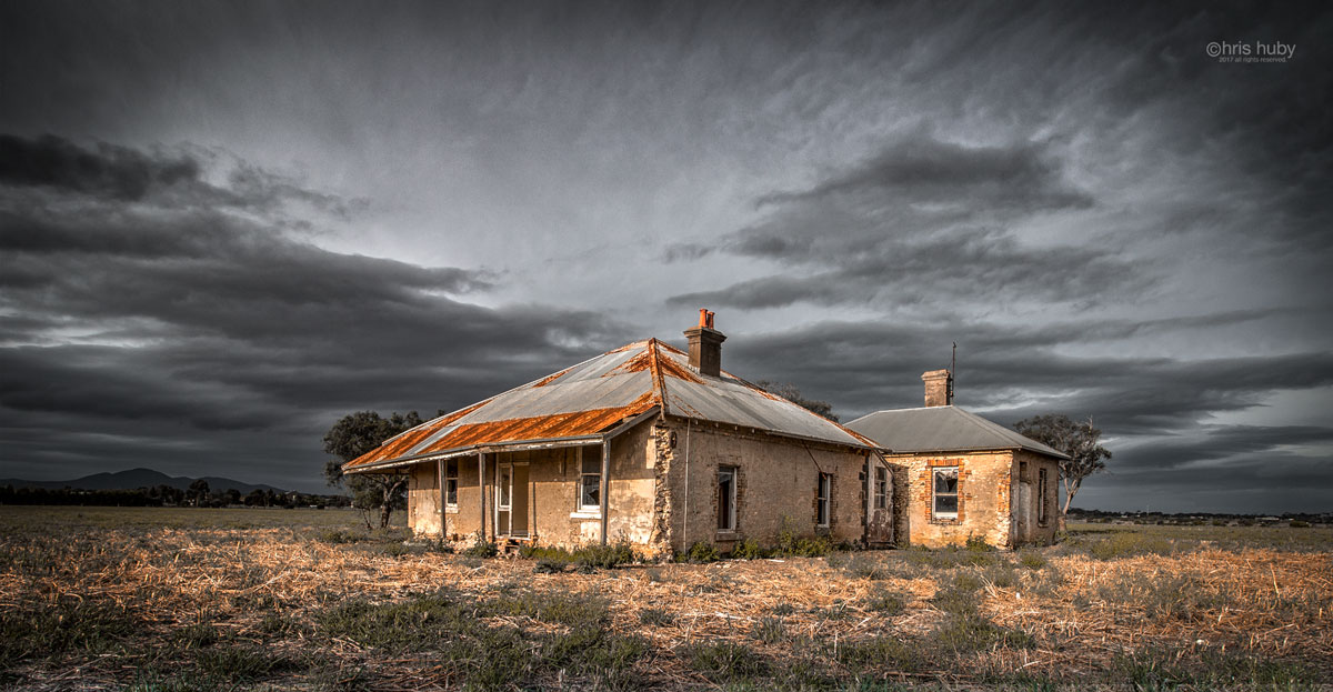 landscape photography, architectural photography, Abandoned Farmhouse, Lara, Victoria, Australia